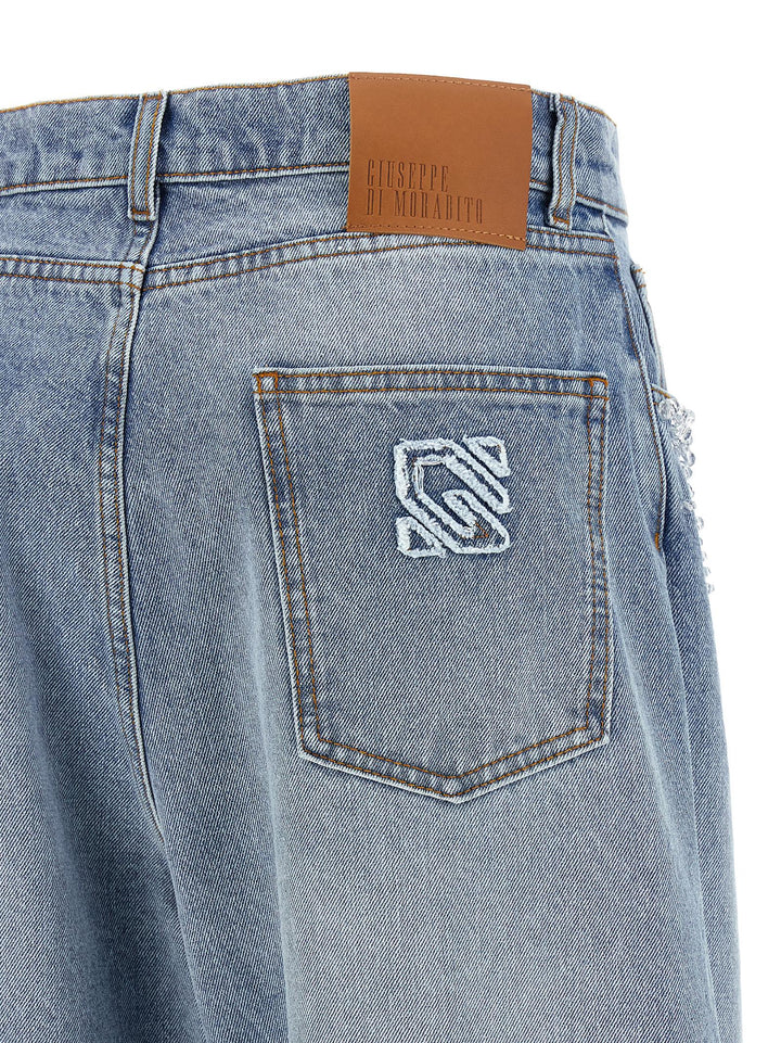 Giuseppe Di Morabito Crystal Jeans - Celeste | c5925113ddd0a4f8506d7fdd77e0bbcfec3b5b25