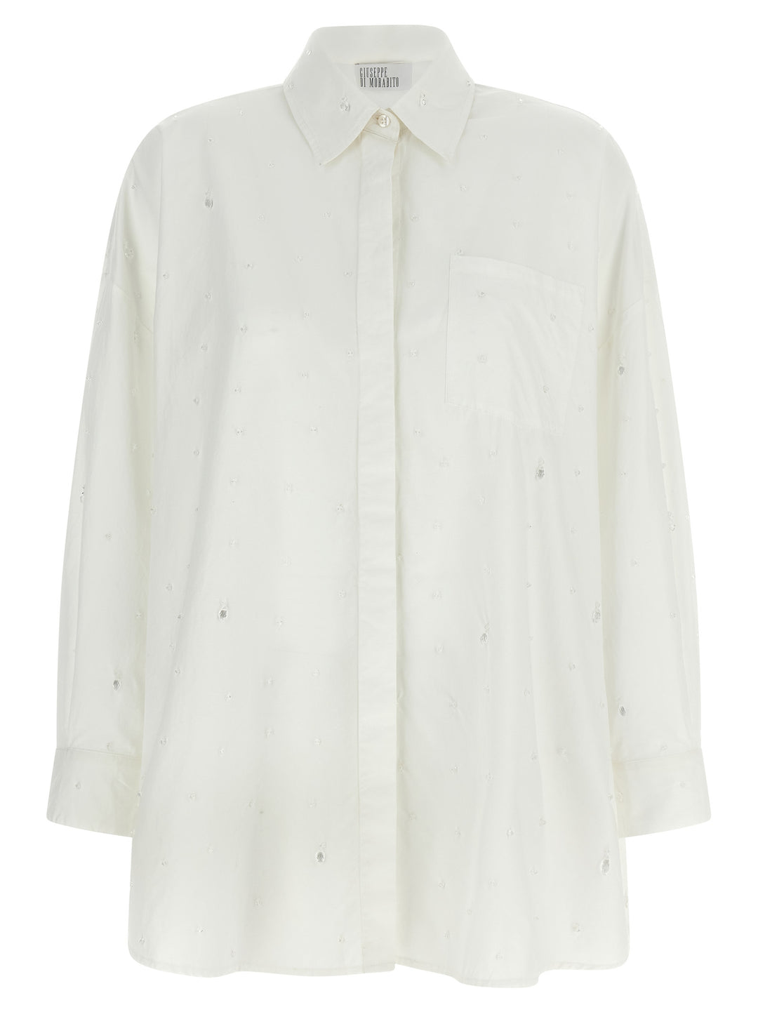 Giuseppe Di Morabito Crystal Shirt Camicie - Bianco | faaaf6e9696cc64fb78bff058c1151f3fb27fe88