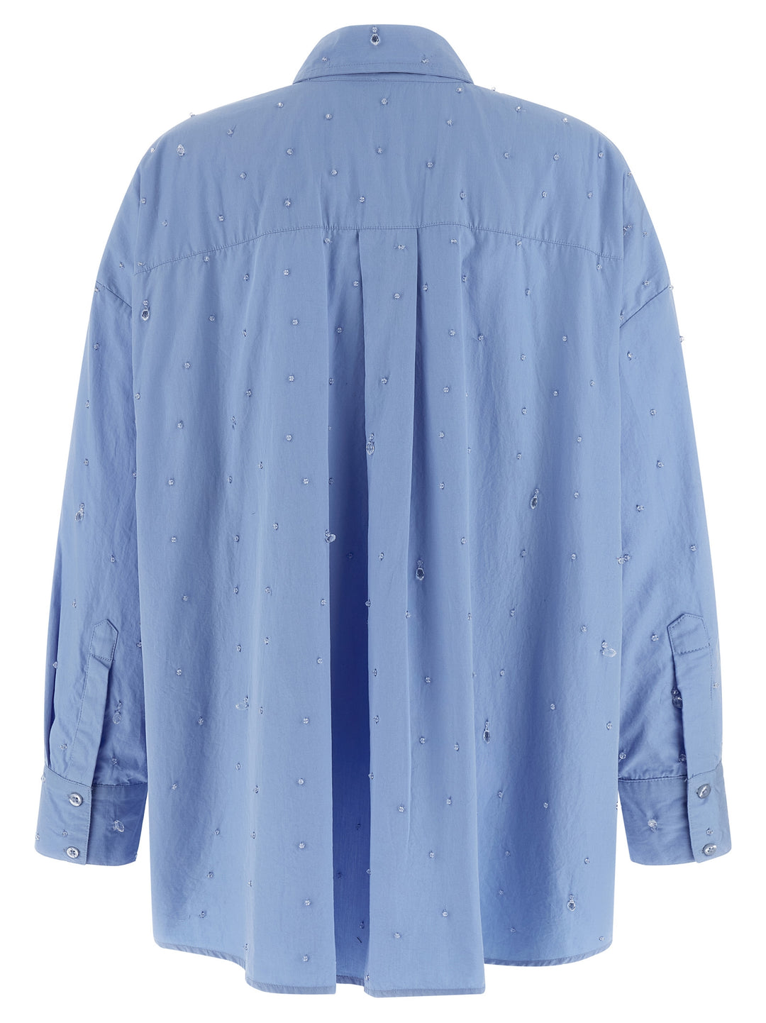 Giuseppe Di Morabito Crystal Shirt Camicie - Celeste | 648a5a996096dfa6a1edcdc691e422fad285c595