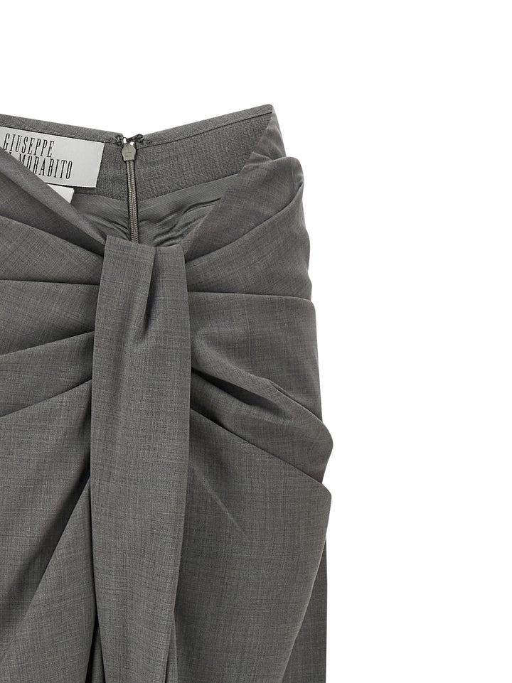 Giuseppe Di Morabito Cool Wool Pantaloni - Grigio | 5b6e99401ead07de3d67c0d463629d6942f53c40
