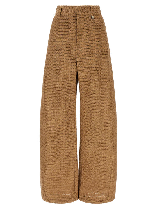 Raffia Pantaloni Beige