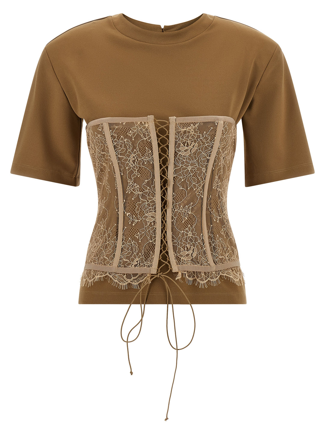 Giuseppe Di Morabito Bustier T shirt - Marrone | 0974357698bf8886c92346de03c2b09275246d5d