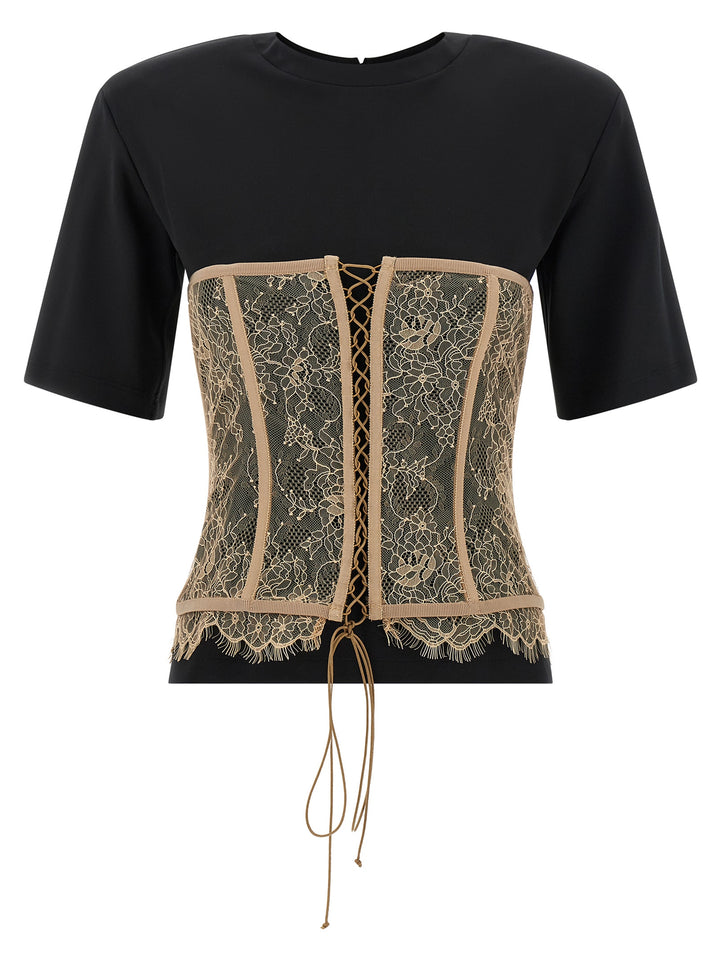 Giuseppe Di Morabito Bustier T shirt - Nero | 899ec25943187c3365c84f877f947e2041c9187f