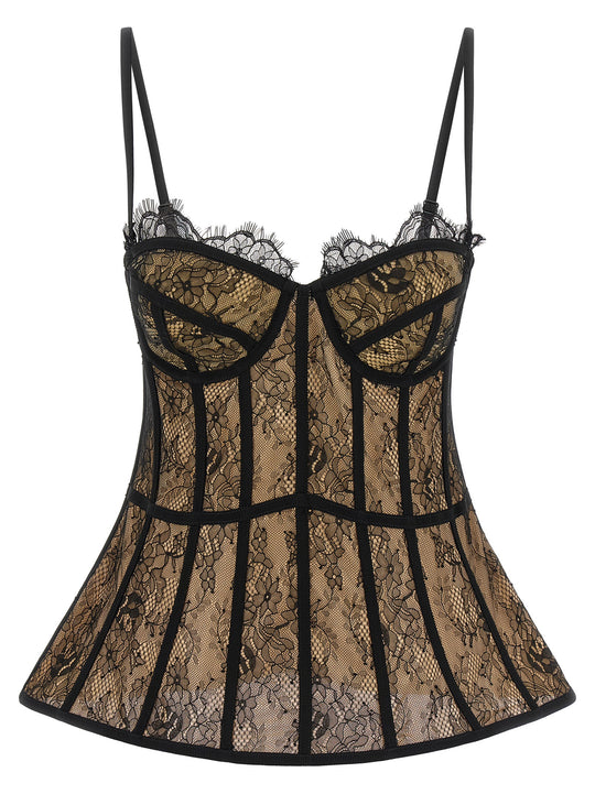 Bustier Top Top Nero