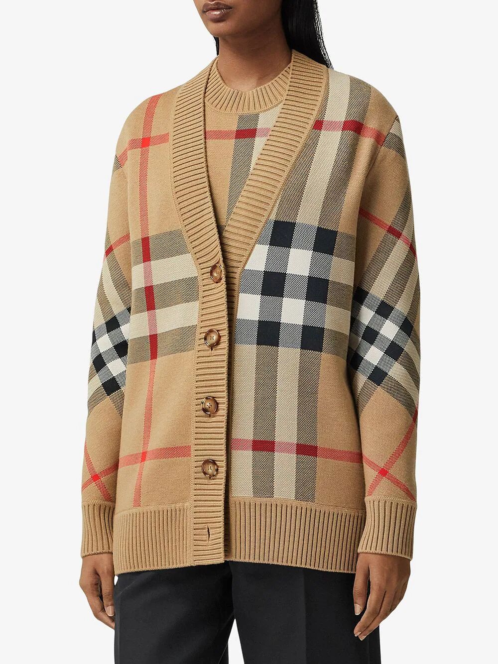 Burberry London England Cardigan - Marrone | 39a473f0fff31530d03beb1a8ea3e08f10fc5e70