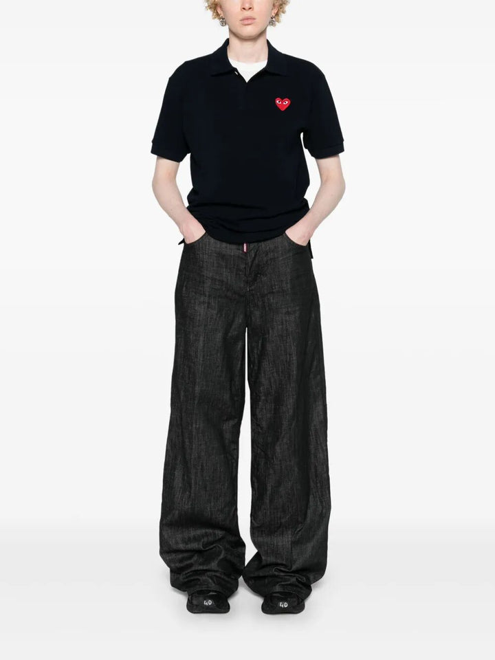 Comme Des GarÇOns Play Polo - Blu | ddfe9a0ec74624062bbf265a6767a26691e86913