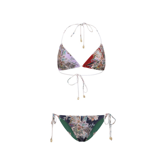 Multicolor Rhiannon Mini Tri Polyamide Bikini