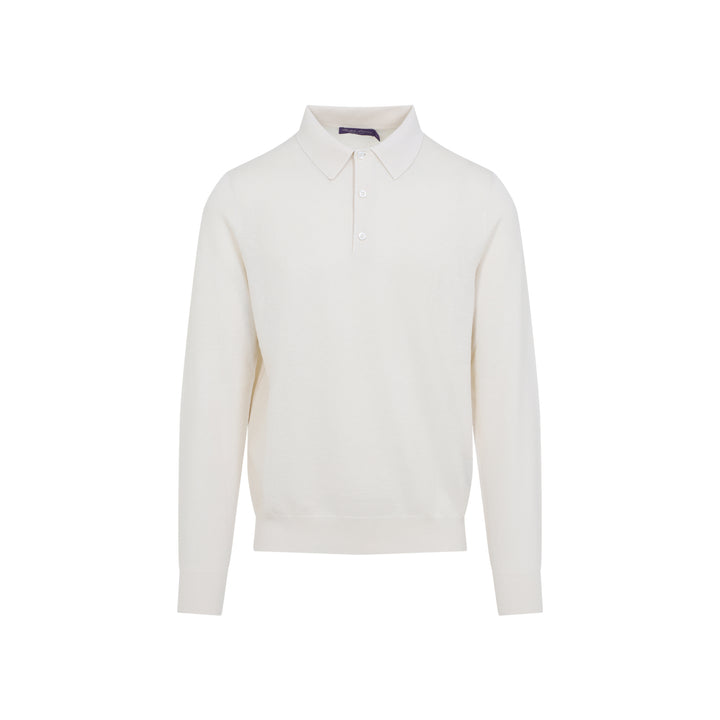Ralph Lauren Purple Label Polo neck - Bianco | b7854cc5b326ad348f66929b43080f6282f81ca2