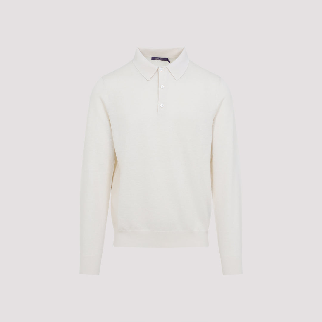 Ralph Lauren Purple Label Polo neck - Bianco | 1b7399fcbf40d4ff3c3f4c49ddc8f8bae402caf2