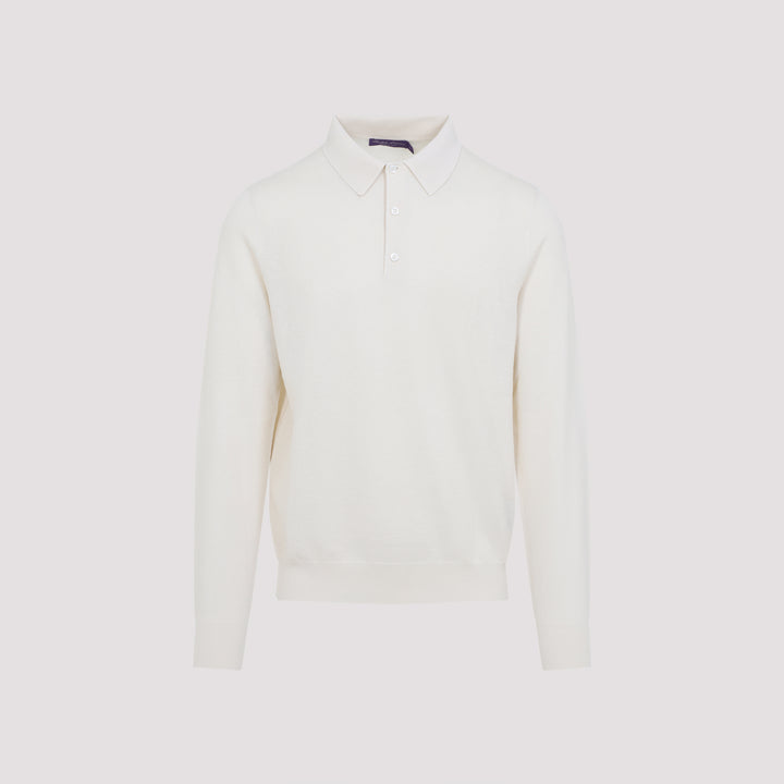 Ralph Lauren Purple Label Polo neck - Bianco | 1b7399fcbf40d4ff3c3f4c49ddc8f8bae402caf2
