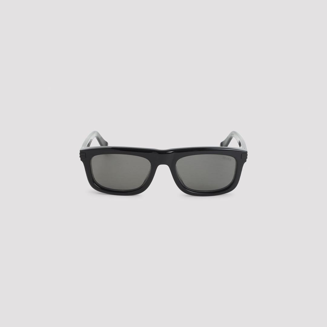 Zegna Eyewear Occhiali da Sole - Nero | 05c0a62146a83e0176a50ae298907a32cd69d559