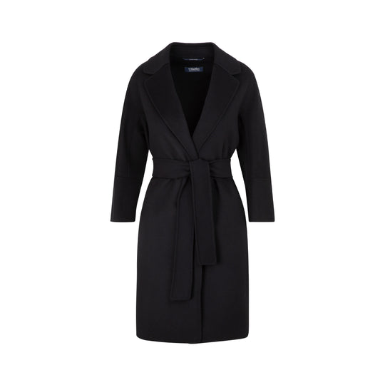 Black Arona Wool Coat