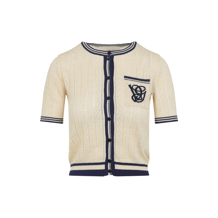 Valentino Cardigan - Nude & Neutrals | cf8a9316789c41488222b72b582dbee49ddb9402