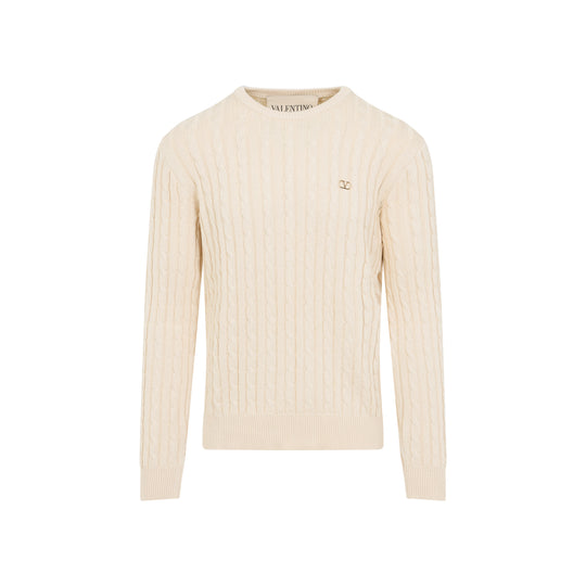 Ivory Cotton Pullover