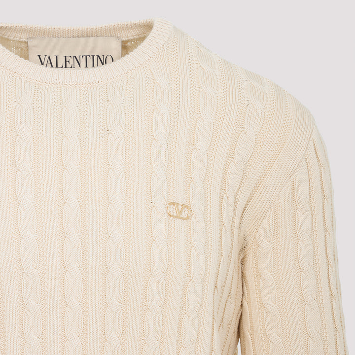 Valentino Pullover - Bianco | 20d0142a4b7cf41011d1982dc995ac3a1c0459e7