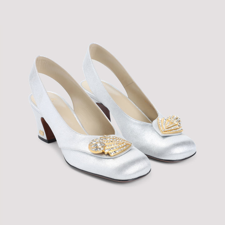 Valentino Garavani Decollete - Metallic | c4963288a93ffe9ad399409b426bb1b6045a5004