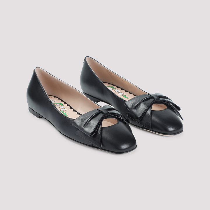 Valentino Garavani Ballerinas - Nero | 11ef6693b74f75f949256963679e76cc3767850e