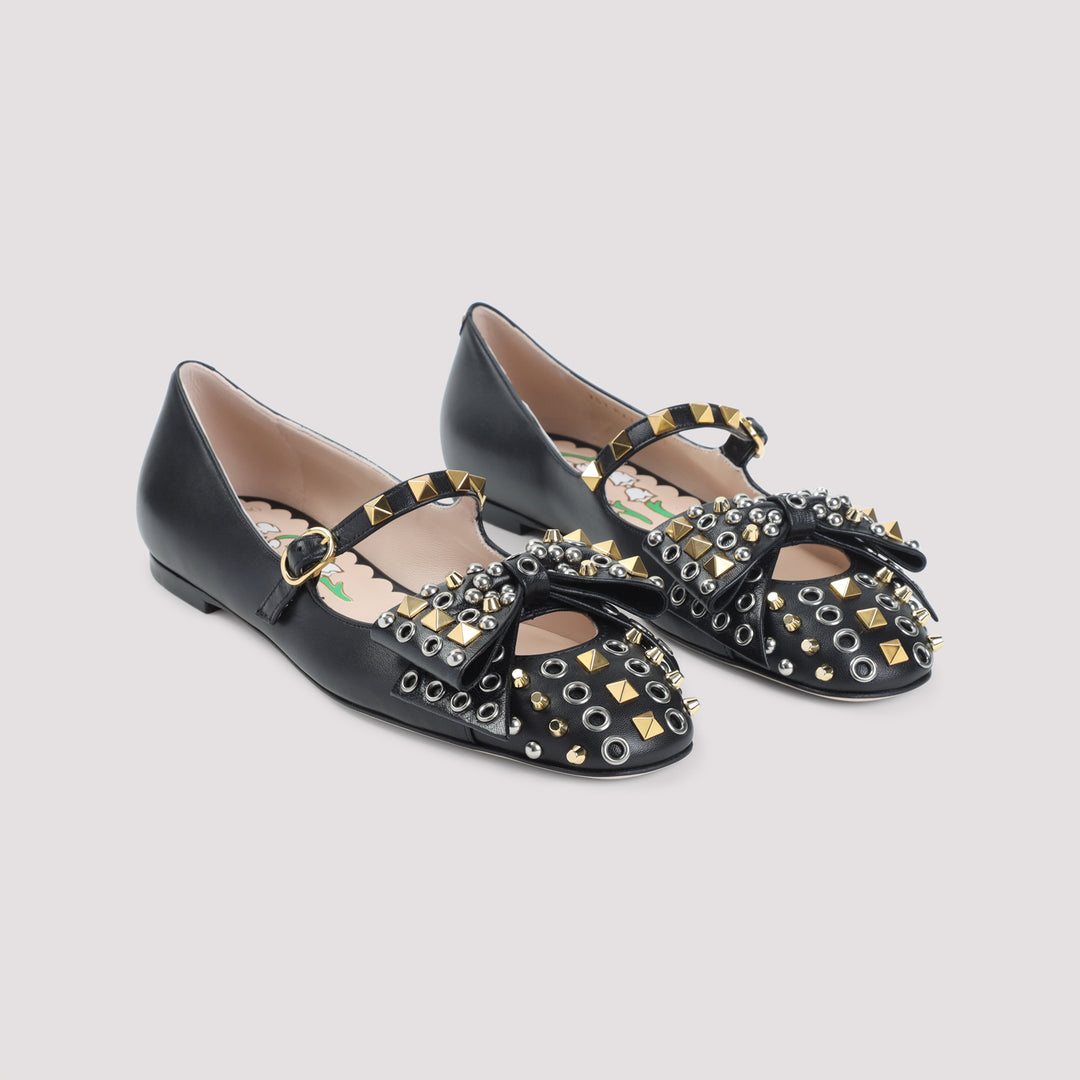 Valentino Garavani Ballerinas - Nero | f32b3be87578fa55c9ed36a6096280d288c42575