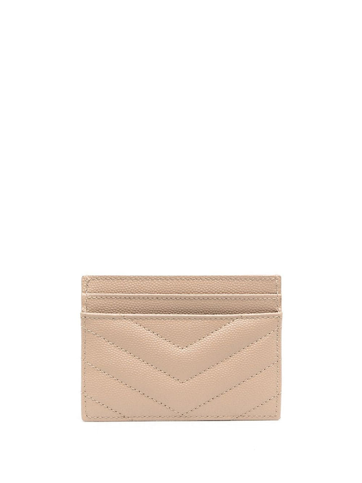 Saint Laurent Paris Credit card cases - Nude & Neutrals | 544a914027be01f771c08505ef0972e62c34d192