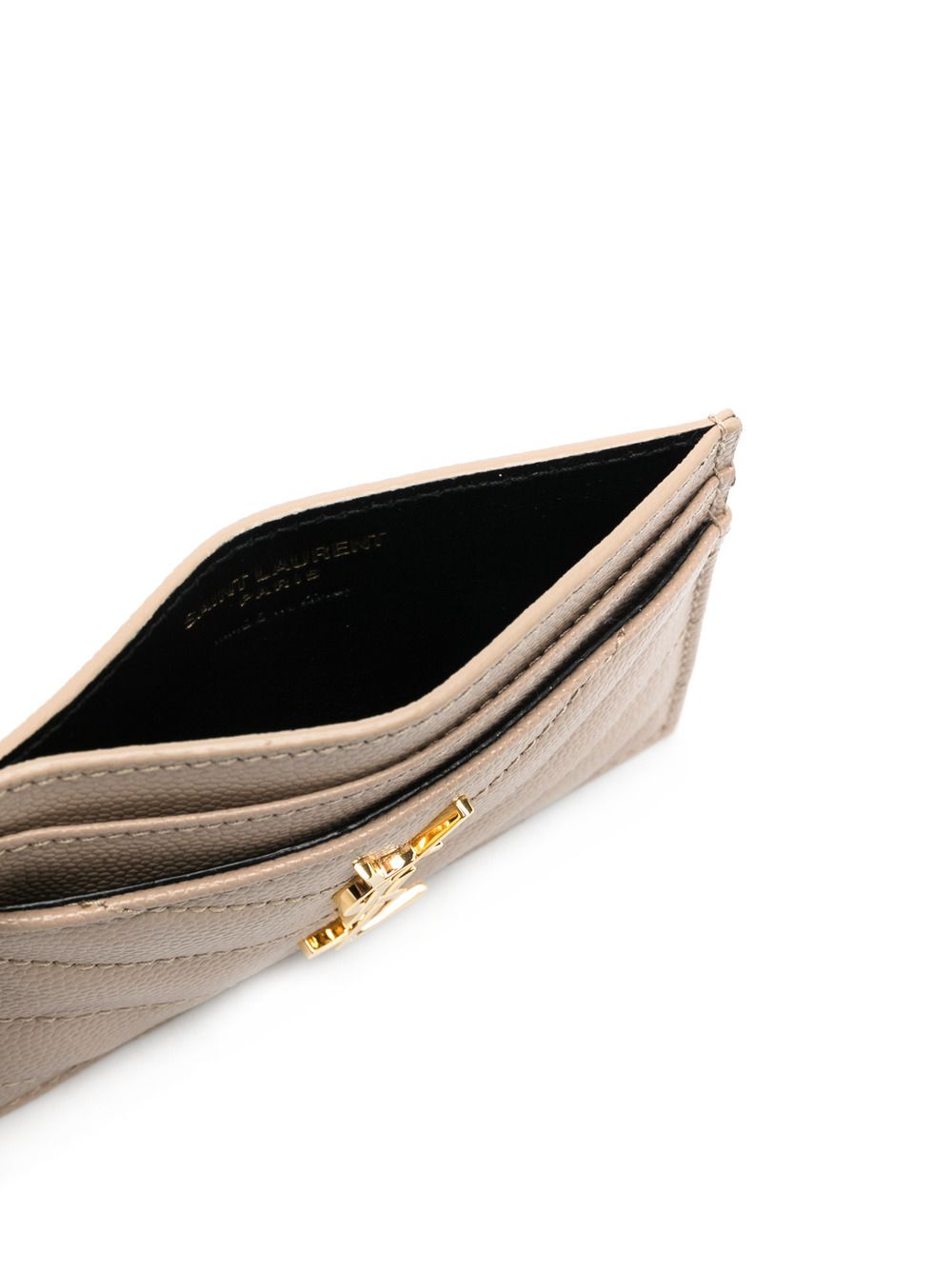 Saint Laurent Paris Credit card cases - Nude & Neutrals | 121db79dc898f3e13735abc2d8e4a356417f0738