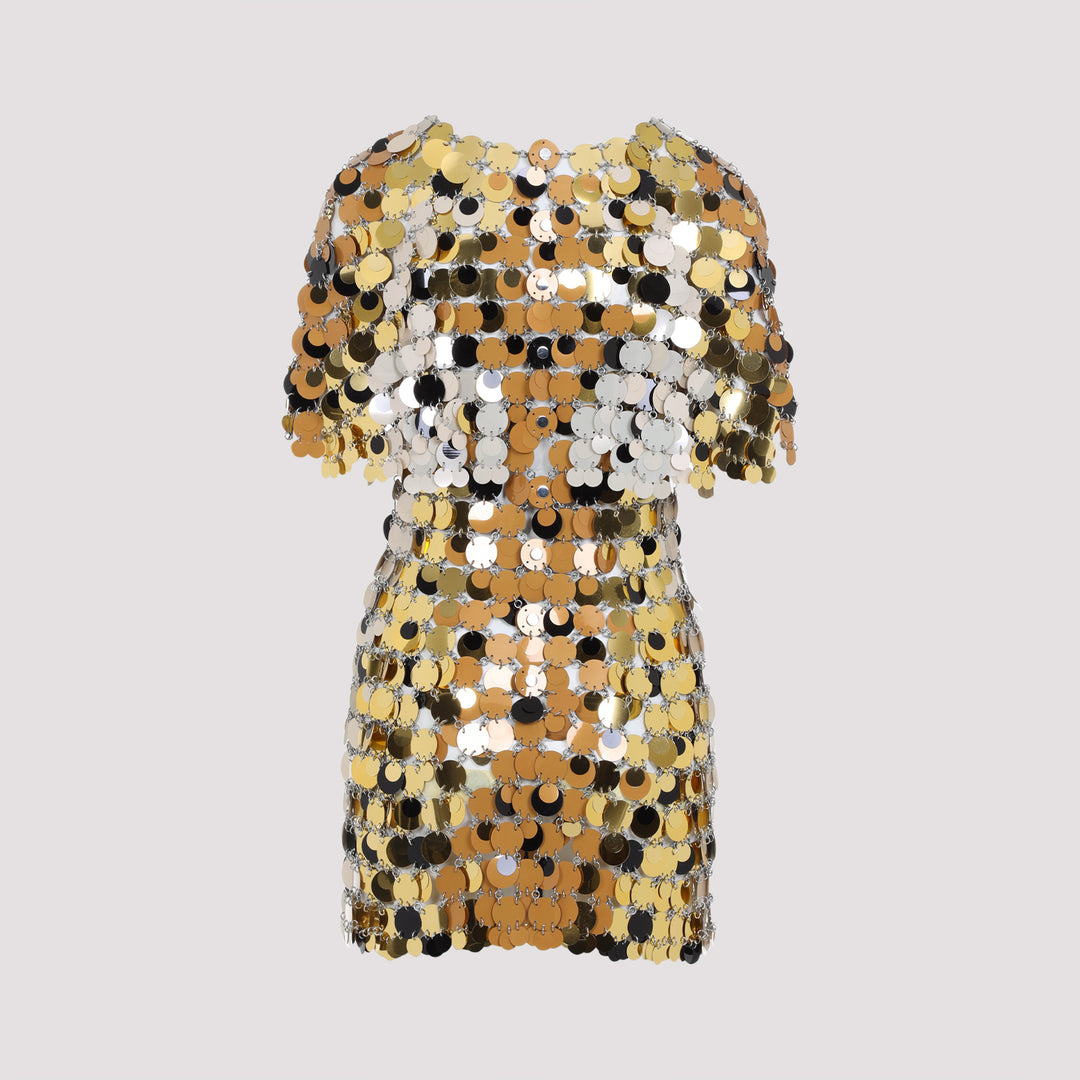 Rabanne Mini dresses - Metallic | 6cd07a0dc4ea129773573894943ff36053a857ca