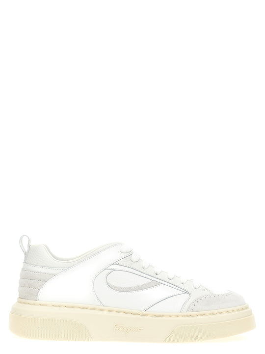 Cassina Mix Sneakers Bianco