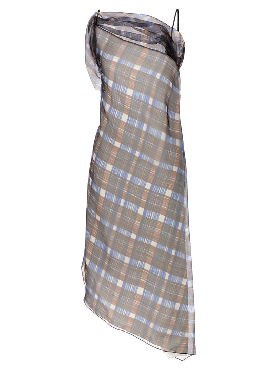 Asymmetrical Dress Abiti Multicolor