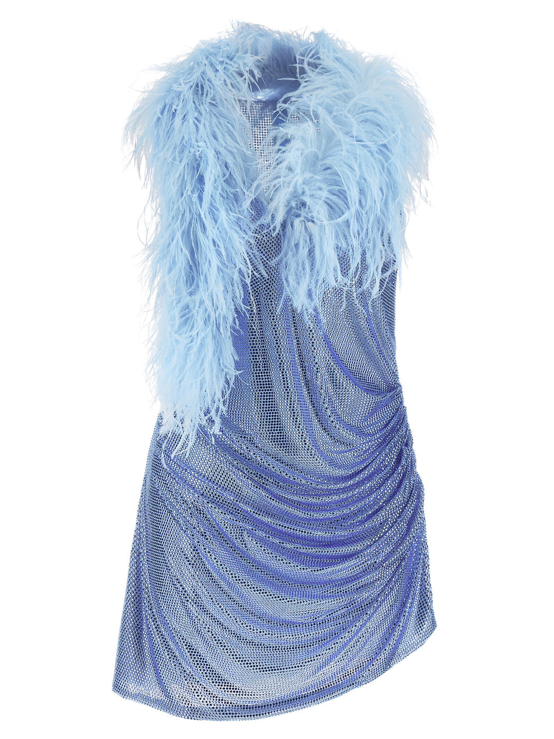 Giuseppe Di Morabito Dress With Removable Crystals And Feathers Abiti - Celeste | 37c179637a617f6c9f457e376ba31b25d847e2df