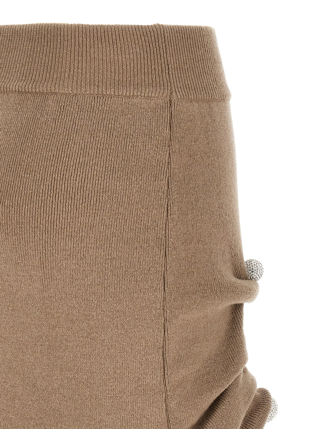 Giuseppe Di Morabito Jewel Pin Skirt Gonne - Beige | b92f4fcd0a29ed3e8cc325591455da4c4247239b