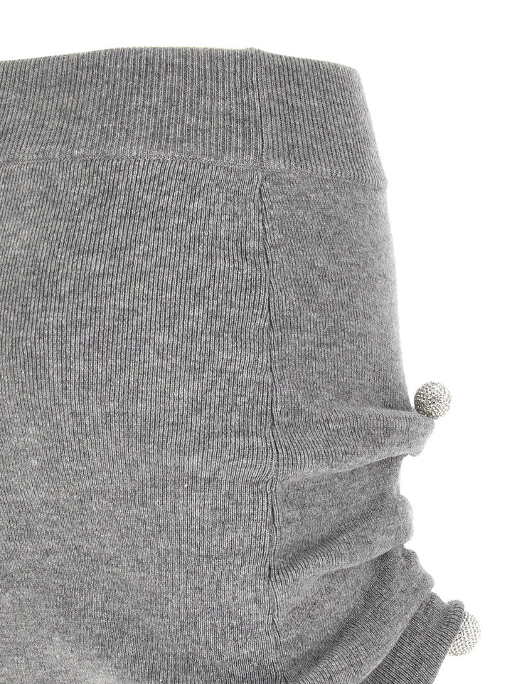 Giuseppe Di Morabito Jewel Pin Skirt Gonne - Grigio | 60e051acfc6b6fb841d86d8777266e4d041f907b