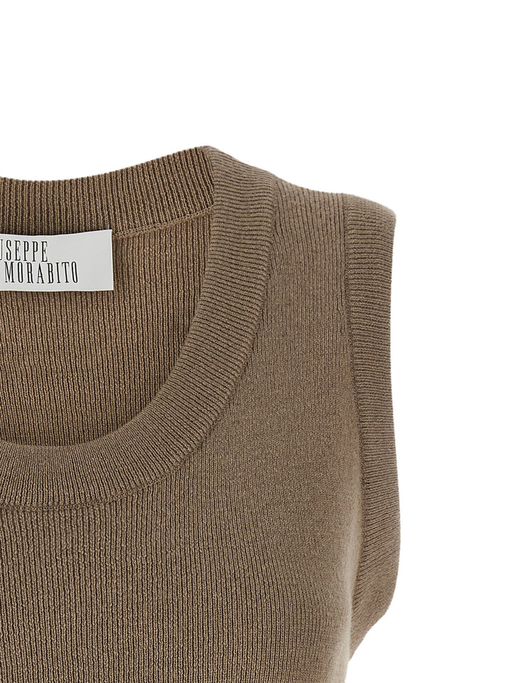 Giuseppe Di Morabito Jewel Brooch Top Top - Beige | 82d8080b216aaed54816d944daa9d2df482e7f2e