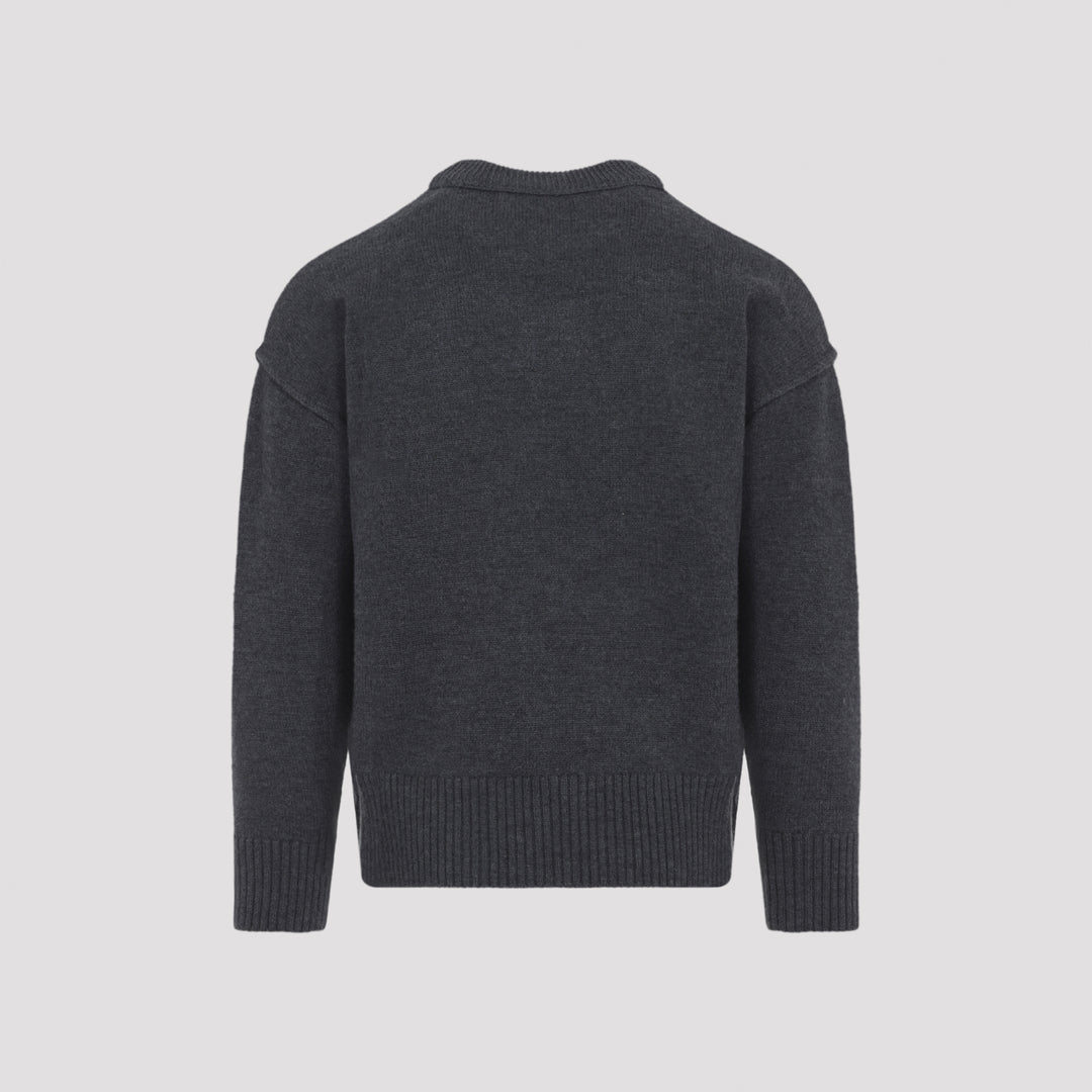 Ami Paris Sweater - Grey | b2ed017d051c548e29fa2a47a0e0382740d0a7da