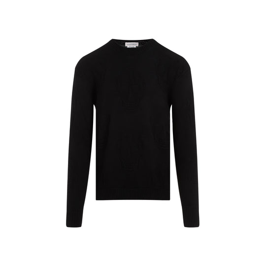 Black Cotton Pullover