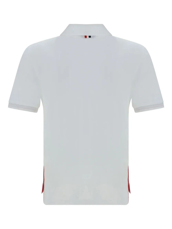 Thom Browne Polo - Bianco | d4fcdf44ea2a44184c89ef61d54ee56c43691805