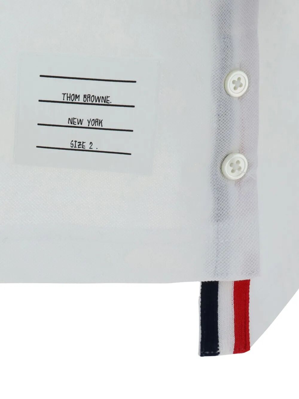 Thom Browne Polo - Bianco | 093c146396f09c1cdffa5a72a7d244bcb34ff8c3