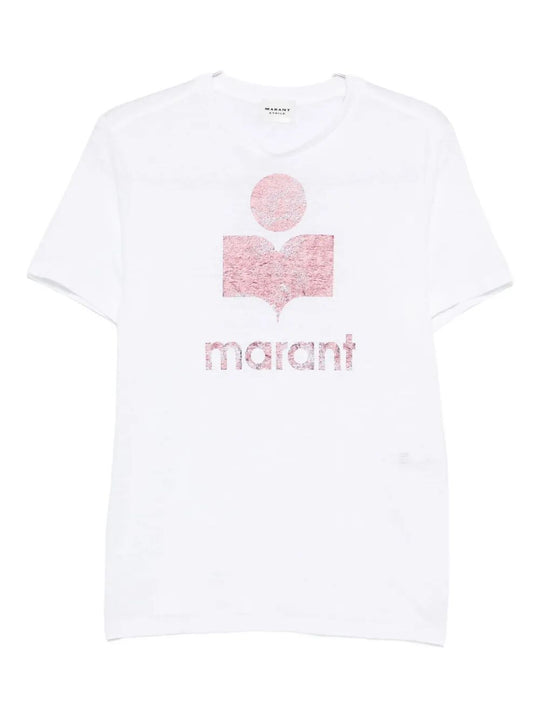 T-Shirt Zewel In Lino Con Logo