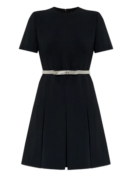 Abito Da Cocktail Con Cintura In Cristalli