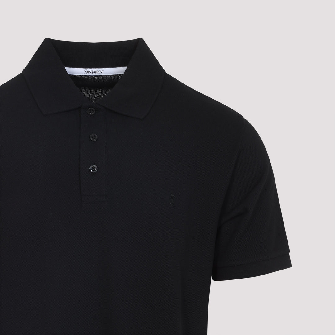 Saint Laurent Polo - Nero | 98285e778edd2d38cd05e64e1726f3de3ff30957