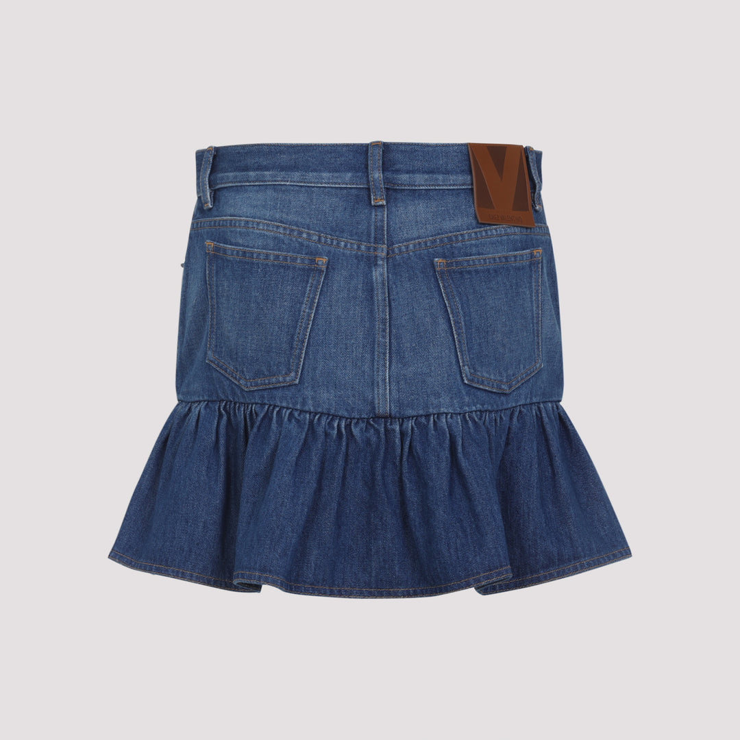 Valentino Mini skirts - Blu | a1bdc451f2af6420c80456b8cd9df0fa3da221ee