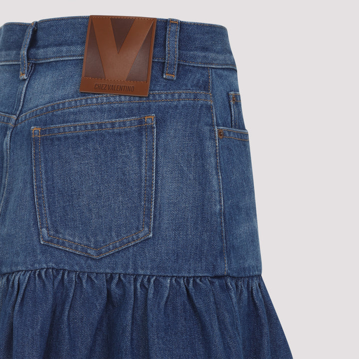 Valentino Mini skirts - Blu | d704742eddf46ec97677d85829b584e3995eff83