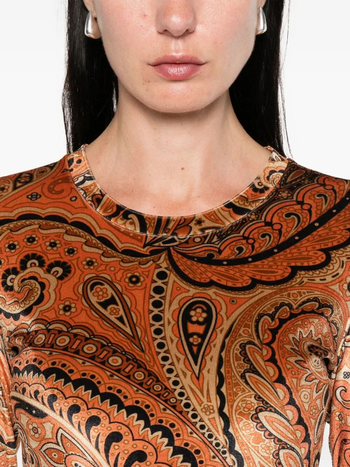 Etro Top - Yellow & Orange | 2ddd8d6f9f1977dd0d56371b481878c5f8367438