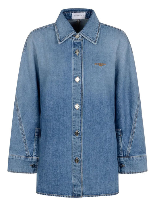 Camicia Cocoon In Denim