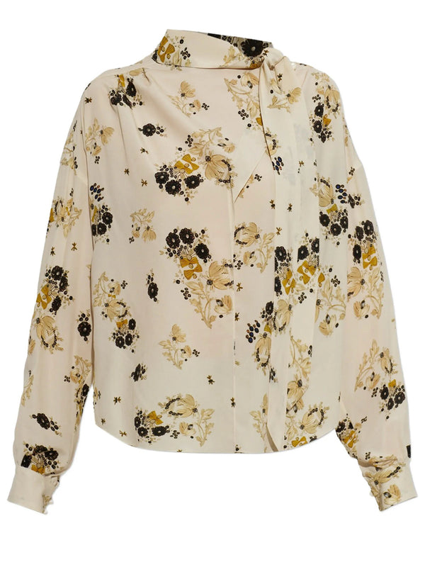 Blusa Fedry In Seta Stampata