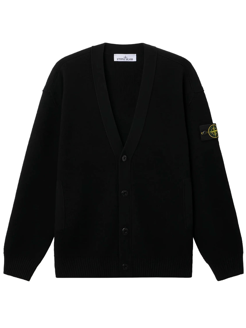 Stone Island Cardigan - Nero | a5939899c007e10db5f7ff7b4cae153954cb23ef