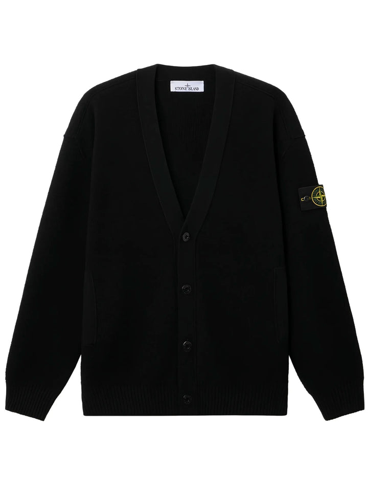 Stone Island Cardigan - Nero | a5939899c007e10db5f7ff7b4cae153954cb23ef
