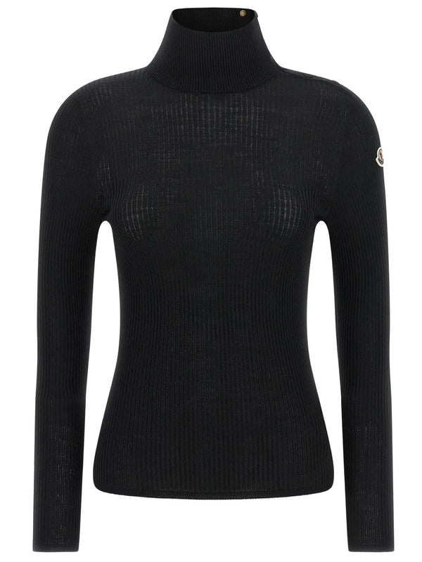 Maglione In Lana Lavorata A Trama