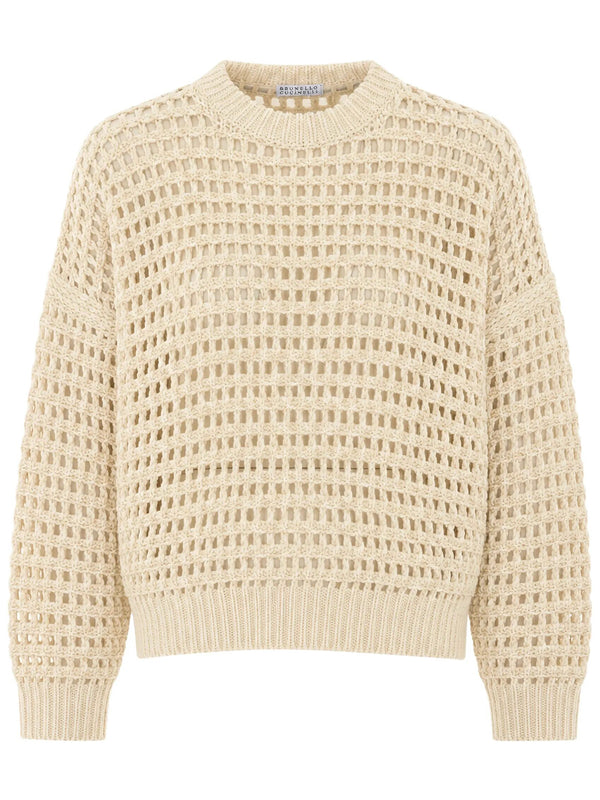 Pullover Con Maglia A Rete