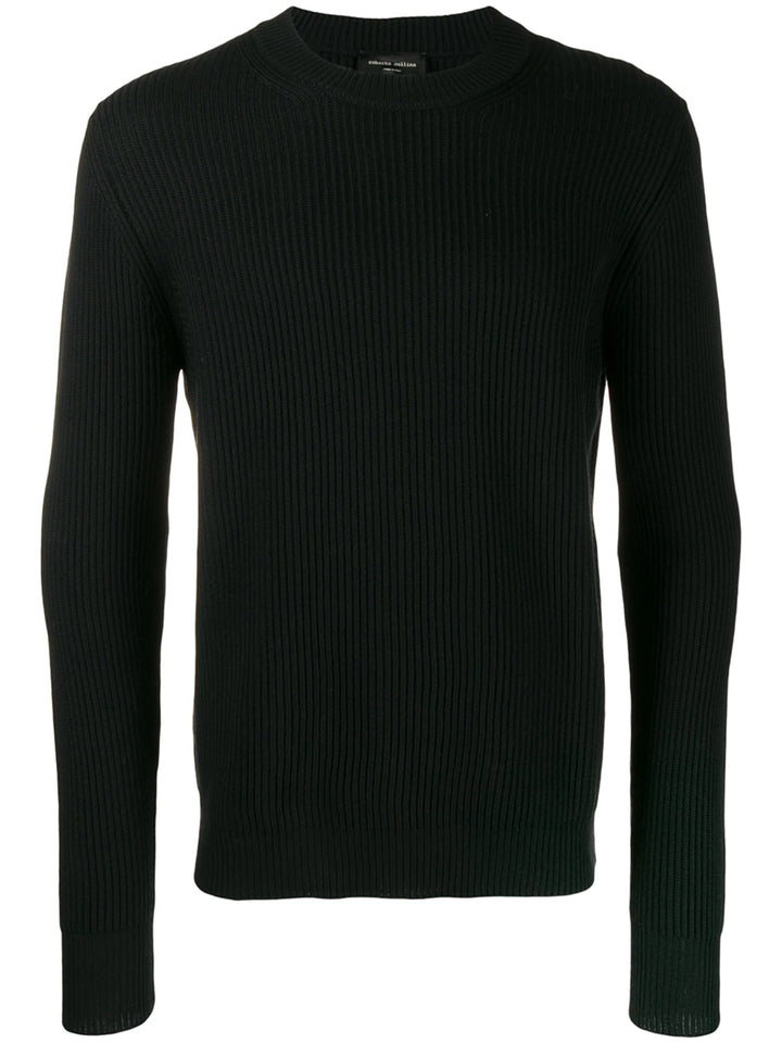 Roberto Collina MAGLIA - Nero | e09595904c10bc765a0f38060ab0a2fdb52ca36e