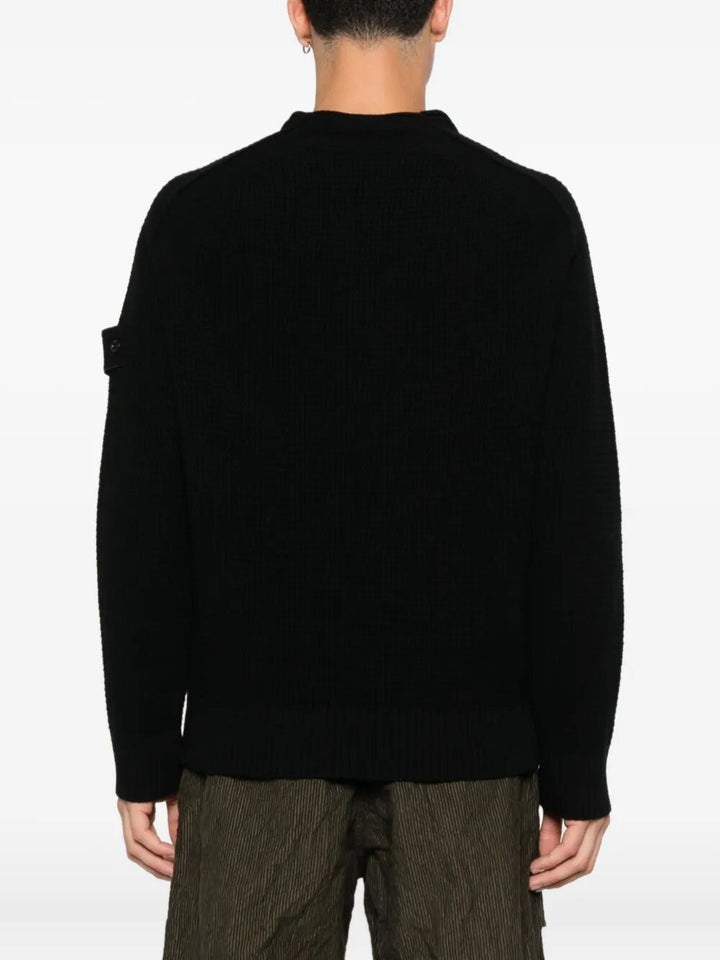 Stone Island Round neck - Nero | 65d0cd1655b2fff49ade1e0f07ef44a770fcea6a