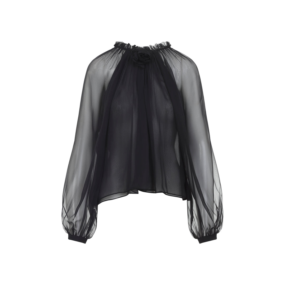 Alberta Ferretti Blouse - Nero | dc69515f3917b7f66986bedd8a457e09ed402e5d